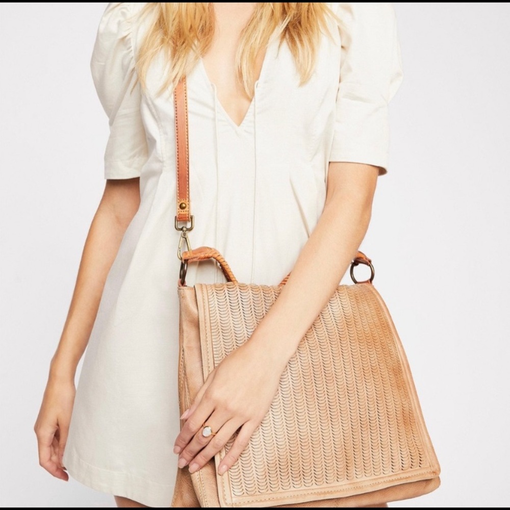 Free People Golden Valley Crossbody Messenger Bag